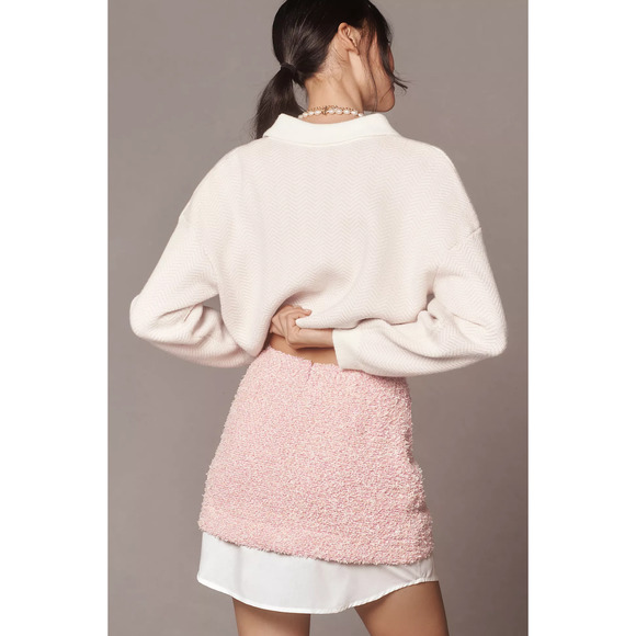 Anthropologie Maeve Tweed Mini Skirt - New Size 12 - Picture 3 of 4